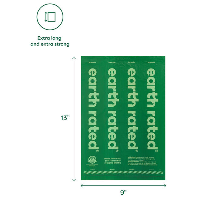 Earth Rated Poop Bags - Refill Rolls - Unscented image number null