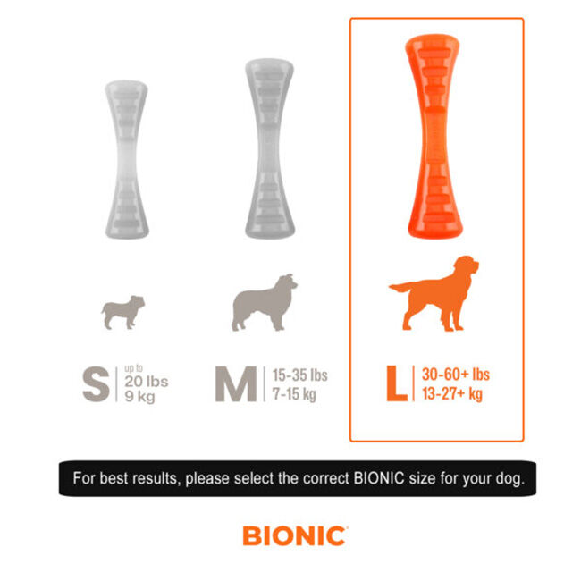 BIONIC Urban Stick - Durable Dog Toy for Power Chewers image number null