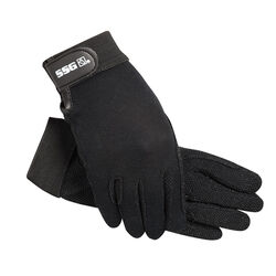 SSG Gloves Summer Gripper Riding Gloves - Black