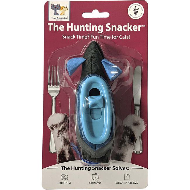 Doc & Phoebe's The Hunting Snacker Interactive Cat Food Toy image number null