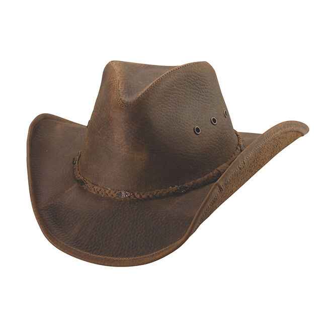 Bullhide Bonnaroo Leather Hat - Camel/Bronze image number null