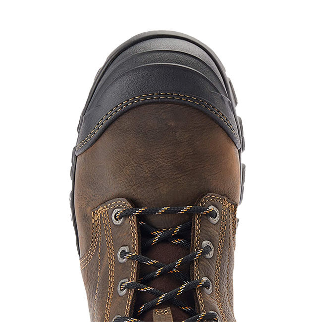 Ariat Men's Treadfast 8" Waterproof Steel Toe Work Boot - Dark Brown image number null