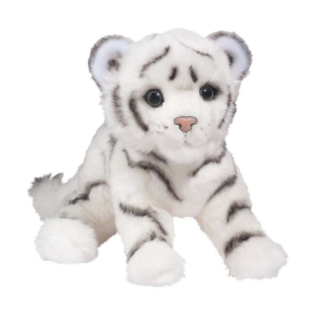 Douglas Silky White Tiger Cub Toy image number null