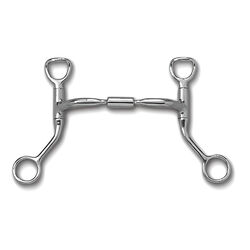 Myler HBT Shank Curb Bit MB 02 Mouth