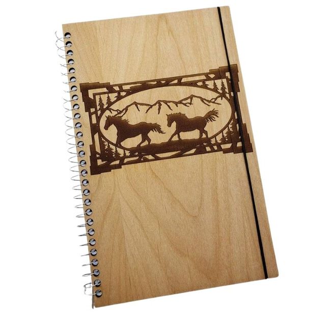 Genesis 3D Lined Journal - Western Horses - Closeout image number null