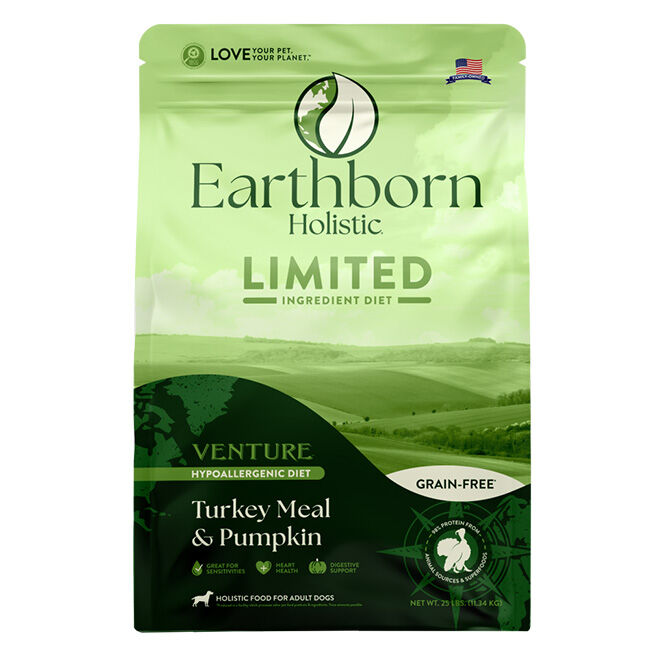 Earthborn Holistic Venture Limited Ingredient Dog Food - Turkey Meal & Pumpkin Recipe image number null