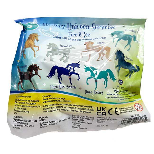 Breyer Mystery Unicorn Surprise - Series 3 - Fire & Ice image number null