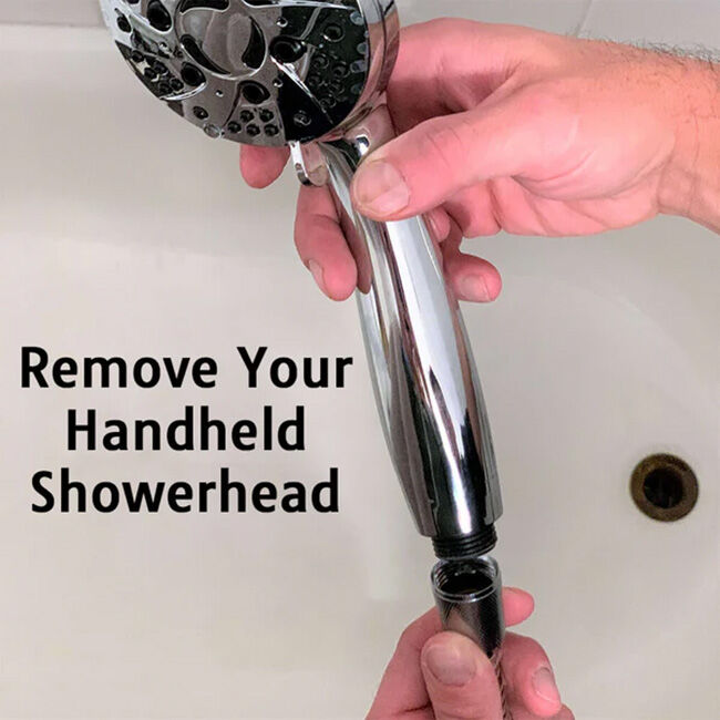 Wondurdog Indoor/Outdoor Dog Wash - Shower or Garden Hose Attachment & Splash Shield Brush image number null