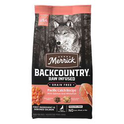 Merrick Backcountry Raw Infused Dog Food - Pacific Catch Recipe