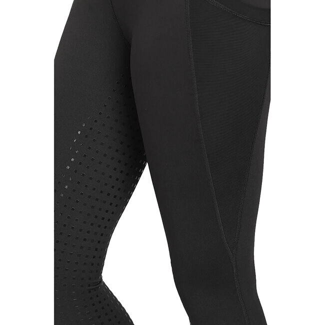 TuffRider Women's Minerva EquiCool Full Seat Tights - Black image number null