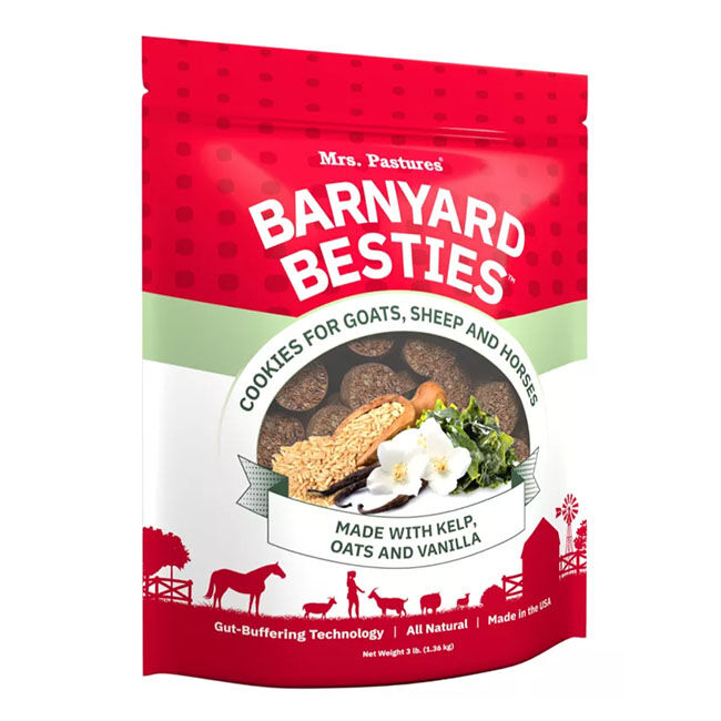 Mrs. Pastures Barnyard Besties - Cookies for Goats, Sheep & Horses - 3 lb image number null