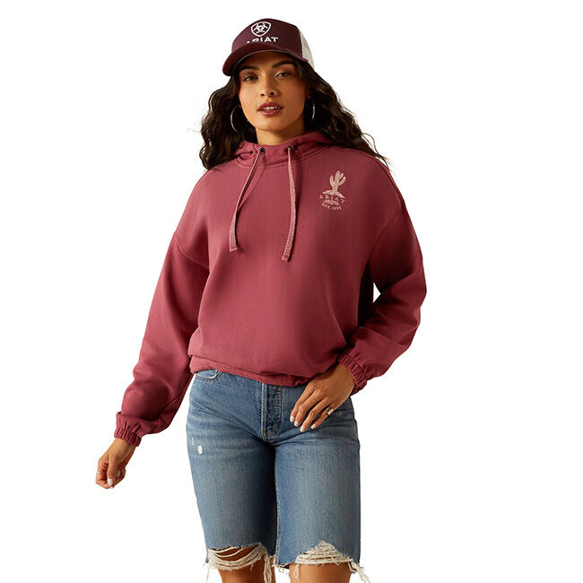Ariat Women's Essential Hoodie - Dry Rose image number null