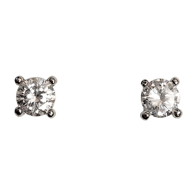 Finishing Touch of Kentucky Cyrstal Stud Earrings - Silver image number null