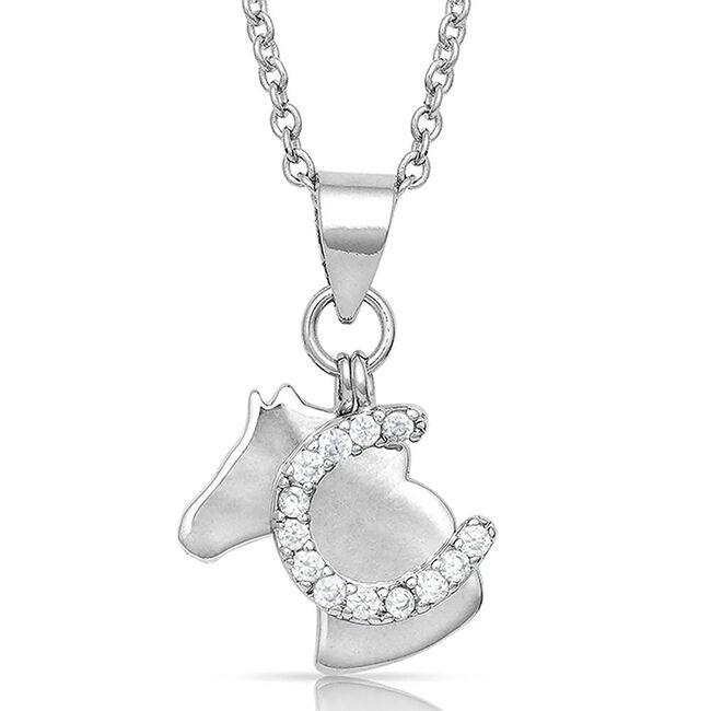 Montana Silversmiths Horsing Around Charm Necklace image number null