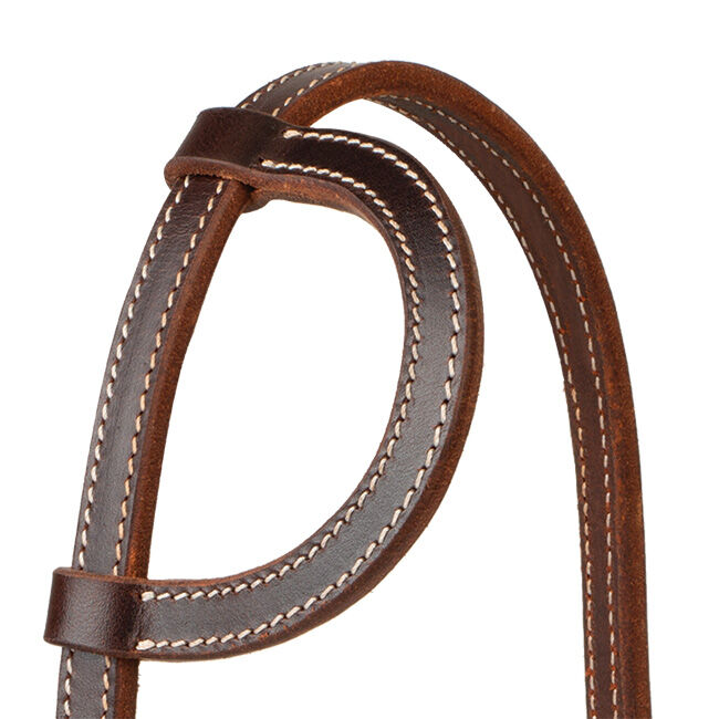 Weaver Equine Buffalo Leather Sliding Ear Headstall image number null