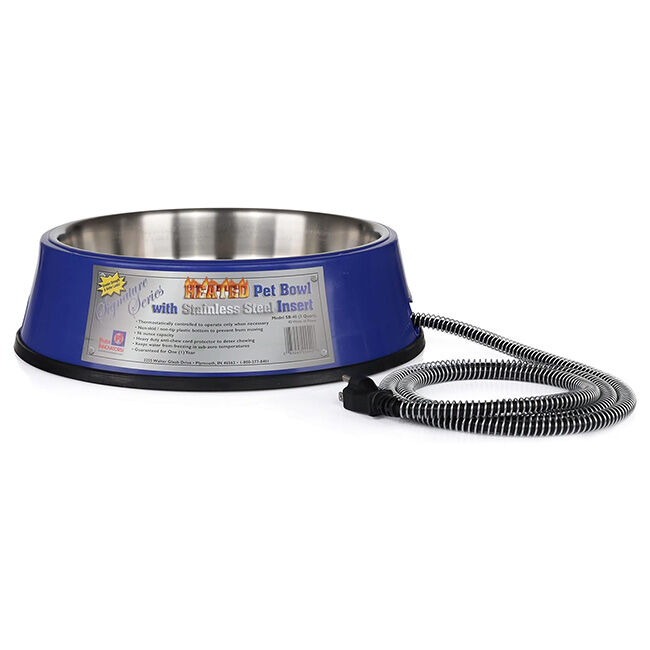 Farm Innovators Signature Series Stainless Steel Heated 3-Quart Pet Bowl image number null
