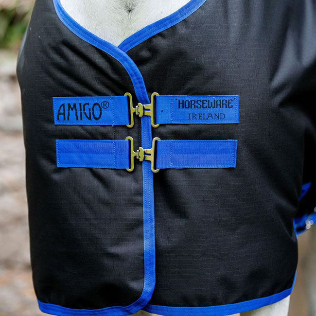 Horseware Amigo Ripstop 900D Pony Turnout (200g) - Black/Classic Blue image number null