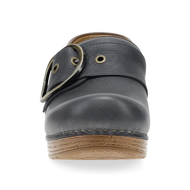 Dansko Women's Pearson Leather Clog - Dusty Blue image number null