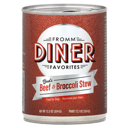 Fromm Diner Classics Dog Food - Bud's Beef & Broccoli Stew - 12.5 oz