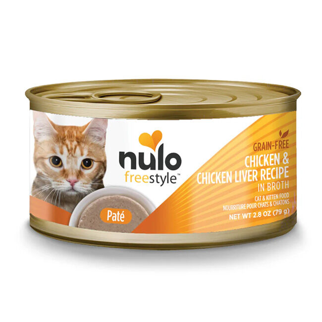Nulo FreeStyle Cat & Kitten Food - Chicken & Chicken Liver Pate in Broth - 2.8 oz image number null