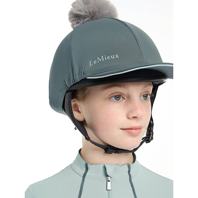 LeMieux Pippa Hat Silk - Petrol - Closeout image number null