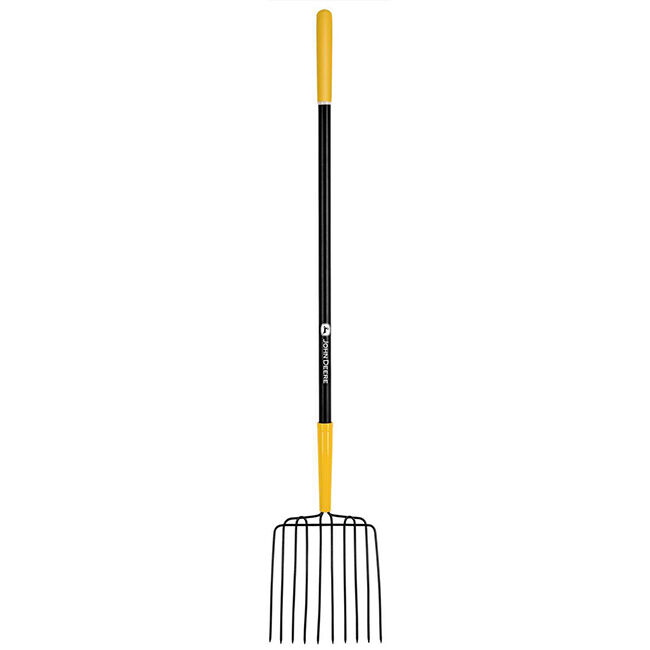 John Deere 10-Tine Steel Bedding Fork image number null