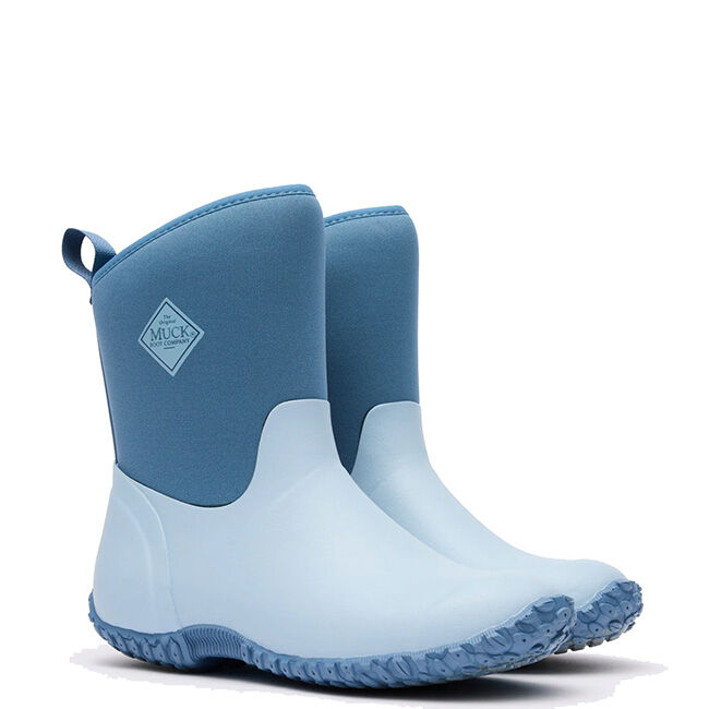 Muck Boot Company Women's Muckster II Mid Boot - Blue Quilt Floral image number null