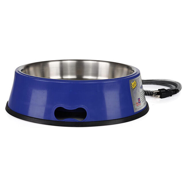 Farm Innovators Signature Series Stainless Steel Heated 3-Quart Pet Bowl image number null