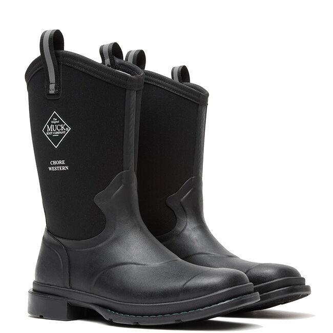 Muck Boot Company Women's Western Chore Boots - Black image number null