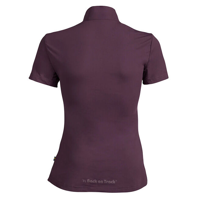 Back on Track Women's Inez Short Sleeve Top - Plum image number null