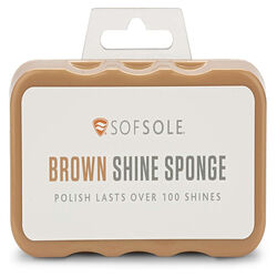 Sof Sole Shine Sponge - Brown