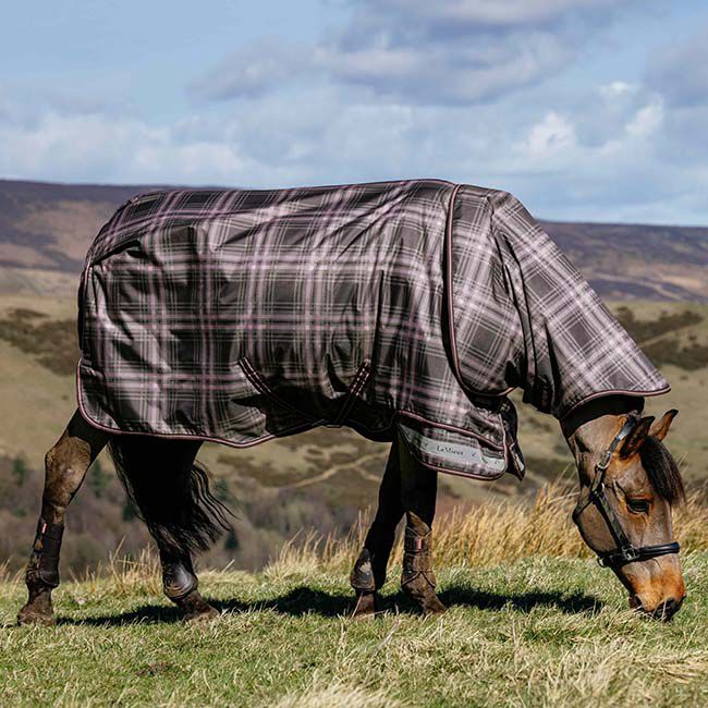 LeMieux Arika Turnout Blanket (200g) - Cocoa Check image number null