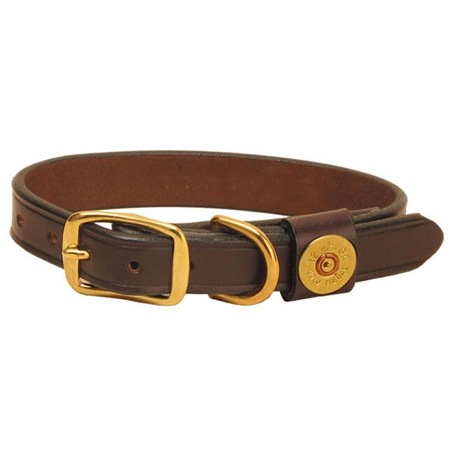Tory Leather Shot Shell Dog Collar image number null