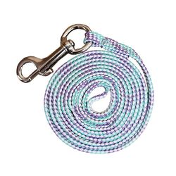 Triple E 4' Small Braided Dog/Cat Leash - Mint/Lilac/White