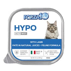 Forza10 Nutraceutic Actiwet Cat Food - Hypo Hypoallergenic Diet - Lamb Recipe - 3.5 oz