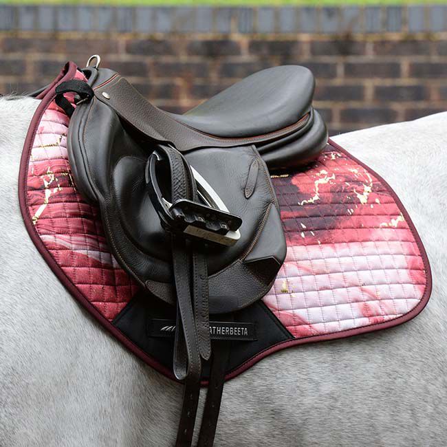 WeatherBeeta Prime Marble Shimmer Jump Saddle Pad image number null