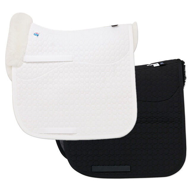 Mattes Dressage Correction Square Pad w/Sheepskin Panels image number null