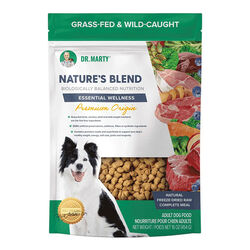 Dr. Marty Nature's Blend Freeze-Dried Raw Dog Food - Essential Wellness Premium Origin Recipe - Beef & Venison Blend