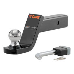 CURT Towing Starter Kit with 2" Ball - 2" Shank, 7,500 lbs, 4" Drop