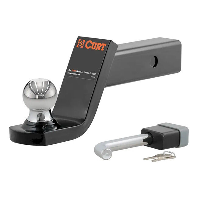 CURT Towing Starter Kit with 2" Ball - 2" Shank, 7,500 lbs, 4" Drop image number null