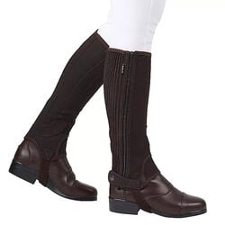 Dublin Easy-Care Half Chaps - Brown