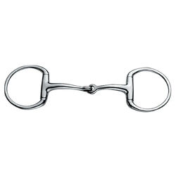 Korsteel JP Stainless Steel Jointed Eggbutt Snaffle Bit