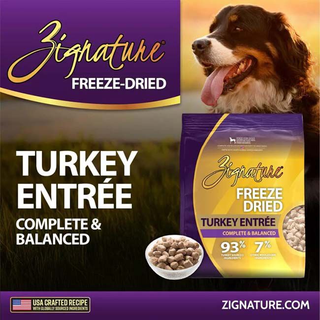 Zignature Freeze-Dried Dog Food - Turkey Entree image number null