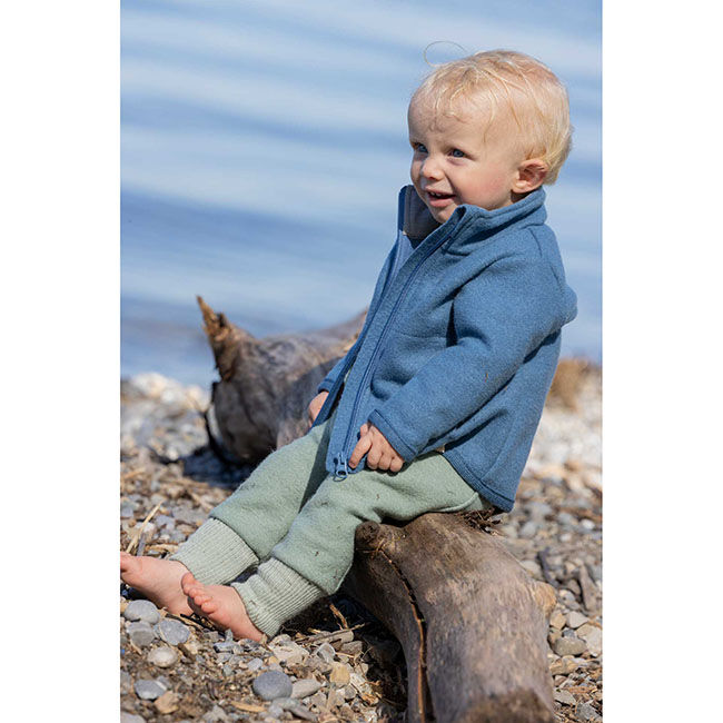 Disana Baby 100% Organic Boiled Wool Pants - Grey image number null