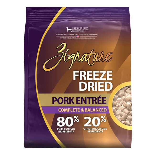 Zignature Freeze-Dried Dog Food - Pork Entree image number null