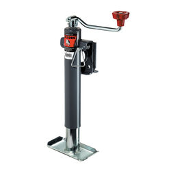 Bulldog Round Side-Mount Weld-On Trailer Jack - 2000 lb Capacity