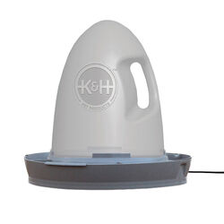 K&H Pet Heated Poultry Waterer - 2.5-Gallon Capacity