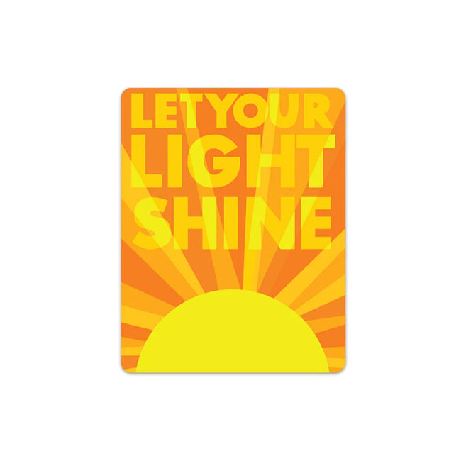 R. Nichols Die-Cut Sticker - Shining Light image number null