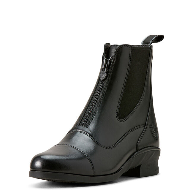 New: Ariat Women's Heritage Zip Paddock Boot - Black image number null