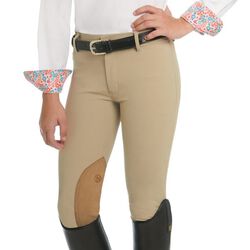 Ovation Kids' Bellissima Classic Knee Patch Breech - Classic Beige
